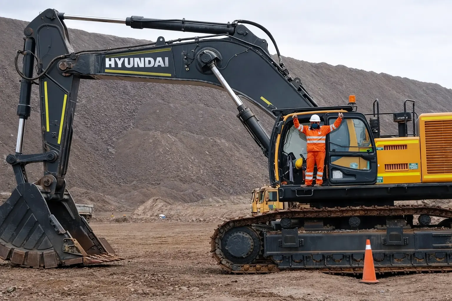 Operador de Excavadora HYUNDAI