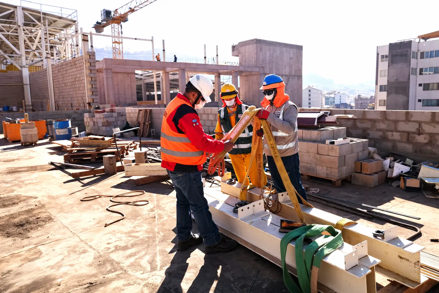 Práctica Rigger Grúa Torre - Ataduras