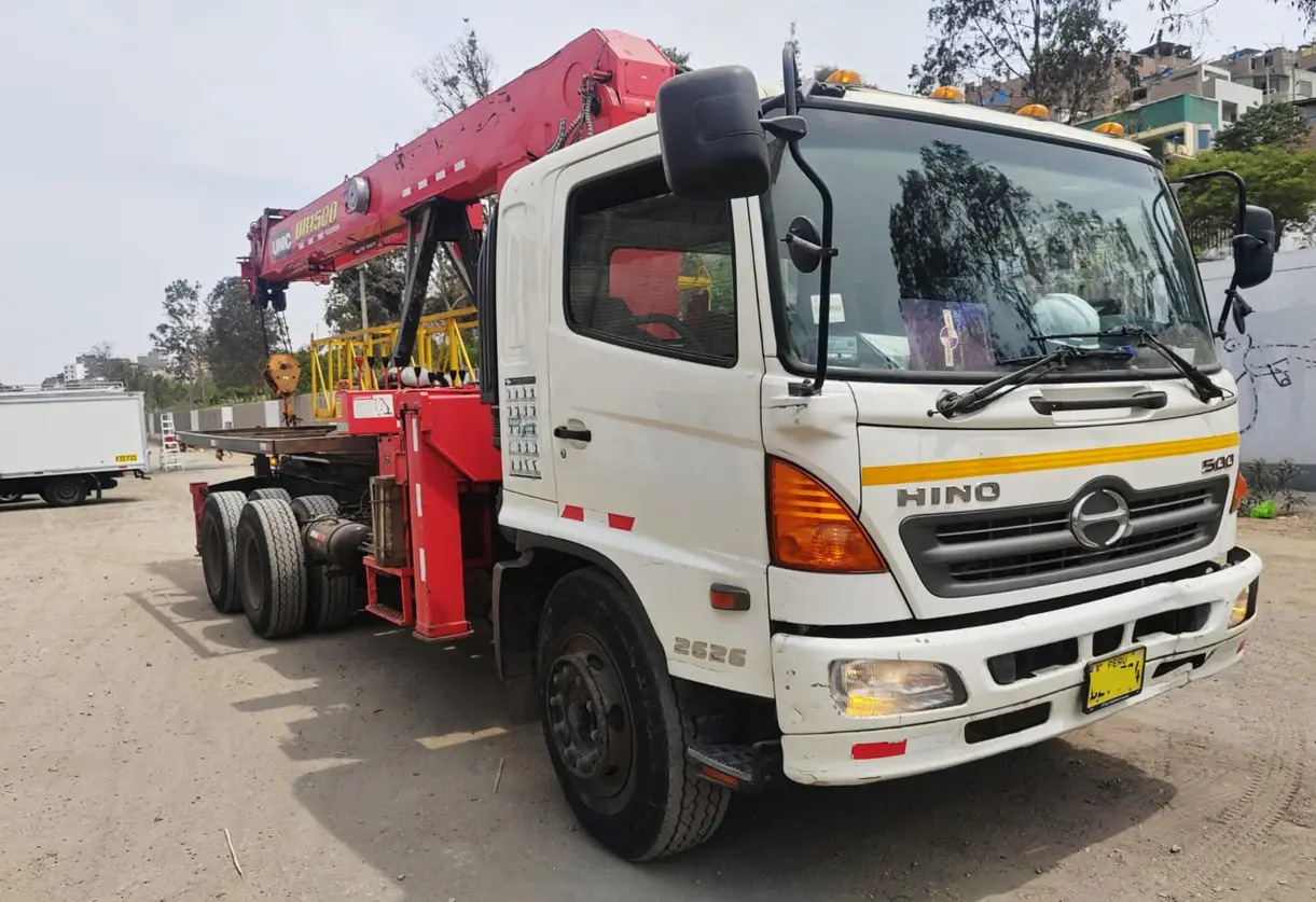 Camión Grúa con Pluma Telescópica